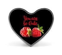 You Are So Cute - Spilla a forma di cuore con scritta in lingua inglese "You Are So Carina", accessorio per abbigliamento, gioielli, regali