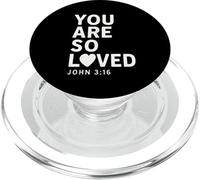 You Are So Loved John 3:16 Versetto della Bibbia Cristiano PopSockets PopGrip per MagSafe