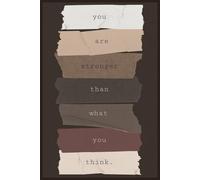 You Are Stronger Gratitude Journal: 5-Minute Daily Affirmations and Reflection Notebook with Template, 6x9 inches, His and Hers Gifts by MD's Books