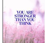 You are stronger than you are: notebook for students 120 pages with lines