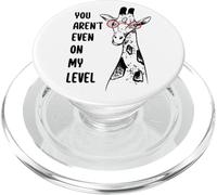 You are 't even on my level occhiali giraffa amante degli animali PopSockets PopGrip per MagSafe