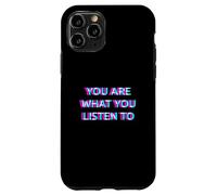 You Are What You Listen To Music Festival EDM Rave 90s Raver Custodia per iPhone 11 Pro