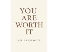 You are worth it | Self-care guide: Daily Gratitude Journal | Guided Mindfulness, Reflection | Relaxing Drawing
