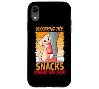 YOU BRING THE SNACKS I RING THE LOVE Custodia per iPhone XR