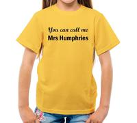 You Can Chiamata Me Mrs Humphries - T-Shirt - Freccette 180 Luke Love Fan
