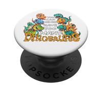 You Can Never Have Too Many Dinosaurs divertente dinosauro bambini PopSockets PopGrip Adesivo