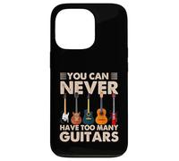 You Can Never Have Too Many Guitars Music Guitar Custodia per iPhone 13 Pro