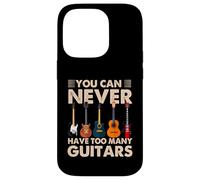 You Can Never Have Too Many Guitars Music Guitar Custodia per iPhone 14 Pro