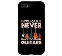You Can Never Have Too Many Guitars Music Guitar Custodia per iPhone SE (2020) / 7/8