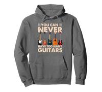 You Can Never Have Too Many Guitars Music Guitar Felpa con Cappuccio