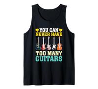 You Can Never Have Too Many Guitars T-Shirt, Musica Canotta