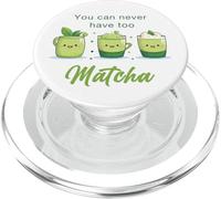 You Can Never Have Too Matcha - Japanese Green Tea Graphic PopSockets PopGrip per MagSafe
