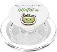 You Can Never Have Too Matcha - Japanese Green Tea Graphic PopSockets PopGrip per MagSafe