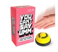 You Can’t Say Umm: Board Game for Adults and Kids, Fun Family Word Game for Game