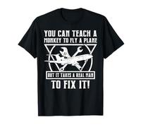 You Can Teach A Monkey To Fly A Plane Maglietta