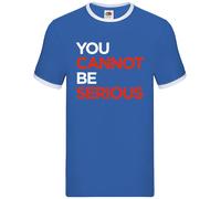 You Cannot Be Serio - Uomo Suoneria - Divertente Tennis Wimbledon John Mcenroe