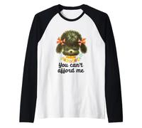 You Can't Afford Me Fancy Dog Maglia con Maniche Raglan