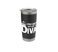 You Can't Arrest A Diva. Bicchiere termico in acciaio inox doppia parete