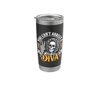You Can't Arrest A Diva. Bicchiere termico in acciaio inox doppia parete