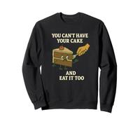 You Can't Have Your Cake and Eat It Too - Funny Cartoon Coll Felpa