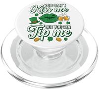 You Can't Kiss But Can Tip Me Cameriera St Patricks Day PopSockets PopGrip per MagSafe