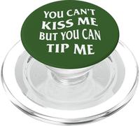 You Can't Kiss But Can Tip Me Cameriera St Patricks Day PopSockets PopGrip per MagSafe