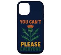 You Can't Please Everyone Motivational Thistle Art Custodia per iPhone 12/12 Pro