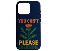 You Can't Please Everyone Motivational Thistle Art Custodia per iPhone 16 Pro