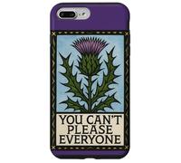 You Can't Please Everyone Motivational Thistle Art Custodia per iPhone 7 Plus/8 Plus