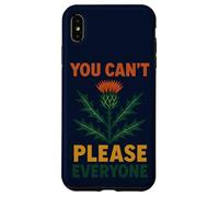You Can't Please Everyone Motivational Thistle Art Custodia per iPhone XS Max