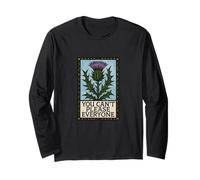 You Can't Please Everyone Motivational Thistle Art Maglia a Manica