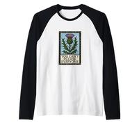 You Can't Please Everyone Motivational Thistle Art Maglia con Maniche Raglan