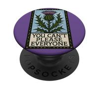 You Can't Please Everyone Motivational Thistle Art PopSockets PopGrip Adesivo