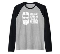 You Can't Scare Me I Am A Nurse - Infermiere Maglia con Maniche Raglan