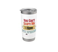 You Can't Scare Me I Have Pet Spiders Funny Spooder Proprietari Bicchiere termico in acciaio inox doppia parete
