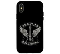 YOU CAN'T STOP ROCK AND ROLL - Classico regalo vintage Custodia per iPhone X/XS