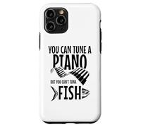 You Can't Tuna Fish Divertente Pesca Musica Musicista Pianoforte Custodia per iPhone 11 Pro