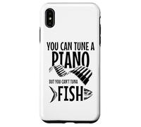 You Can't Tuna Fish Divertente Pesca Musica Musicista Pianoforte Custodia per iPhone XS Max