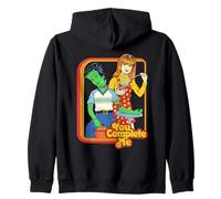 You Complete Me Valentine Sarcastic Retro Funny Adult Humor Felpa con Cappuccio
