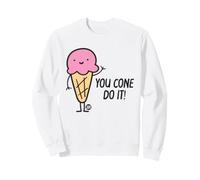 You Cone Do It Ice Cream Felpa