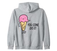 You Cone Do It Ice Cream Felpa con Cappuccio
