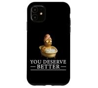 You Deserve Better Wellness Frog Citazione di pensiero positivo Custodia per iPhone 11