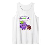 You Did A Grape Job Raisin Me Divertente Gioco di Parole Frutta Detto Canotta