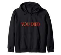 You Died ARPG Speedrun Videogioco Gamer Speedrunner Felpa con Cappuccio