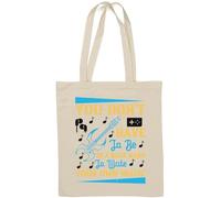 You don't have to be in a rock band to write your own music Natural Cotton Tote Bag Bianco