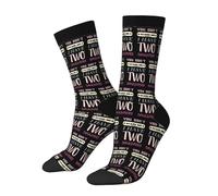 You Don'T Scare Me I Have Two Dau-Ghter Donna Uomo Work Socks Comodi Calze Running Morbido Calzettoni Sportivi Per Estivi Yoga Sport