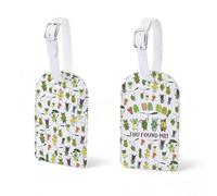 You Found Me, etichetta per bagagli con piante e videogiochi, regalo per fan dei giocatori (Found Me-TAG UK2)