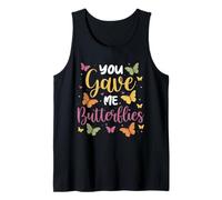 You Gave Me Butterflies - Design colorato Canotta