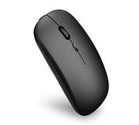 YOU GLOW GIRL Mouse senza fili LED, 3 mouse regolabili DPI Computer, 2.4G USB senza fili Mouse con interfaccia di conversione USB-C per iPad, Tablet (nero)