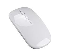 YOU GLOW GIRL Mouse senza fili LED, 3 mouse regolabili DPI Computer, 2.4G USB senza fili Mouse con interfaccia di conversione USB-C per iPad, Tablet (bianco)